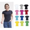 MISS - Tee-shirt coton de coupe féminine en coton 150 g/m2. Manches courtes et col rond
