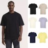 BOXY - TEE-SHIRT OVERSIZE HOMME  100% coton bio.  Manches tombantes, col rond