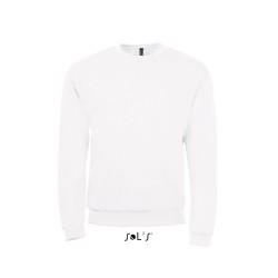 Sweat-shirt col rond personnalisé unisexe "SPIDER blanc"