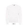 Sweat-shirt col rond personnalisé unisexe "SPIDER blanc"