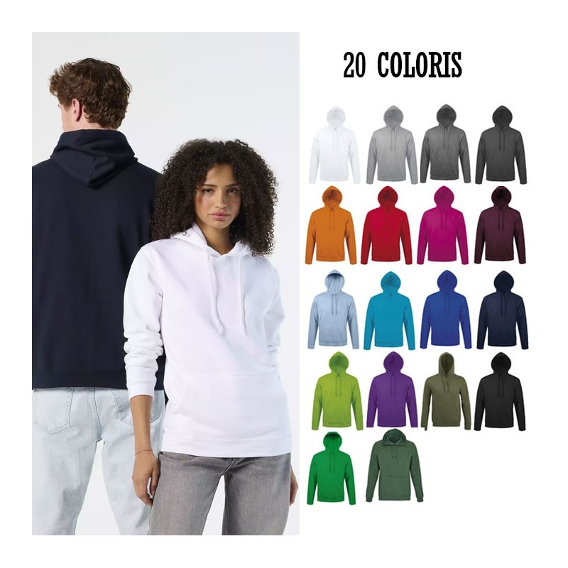 Sweat-shirt publicitaire à capuche unisexe "SNAKE"