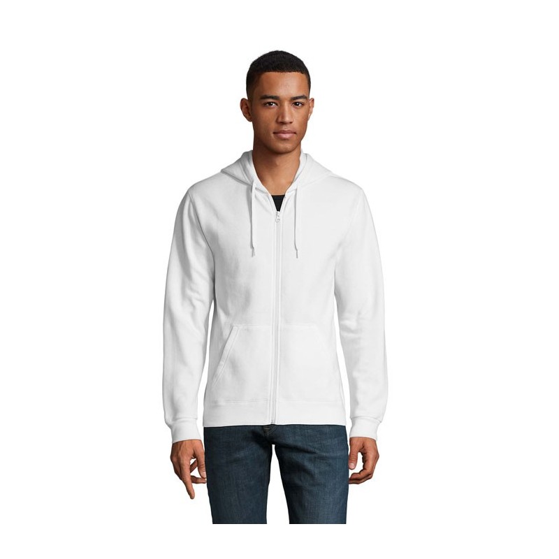Veste unisexe à capuche personnalisable "STONE Blanc" Veste unisexe à capuche personnalisable "STONE Blanc"
