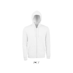 Veste unisexe à capuche personnalisable "STONE Blanc"