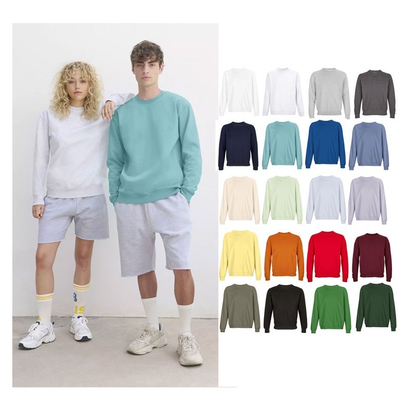 Sweat-shirt col rond unisexe publicitaire "COLUMBIA" Sweat-shirt col rond unisexe publicitaire "COLUMBIA"