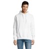 Sweat-shirt publicitaire à capuche unisexe "SLAM Blanc"