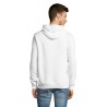 Sweat-shirt publicitaire à capuche unisexe "SLAM Blanc"
