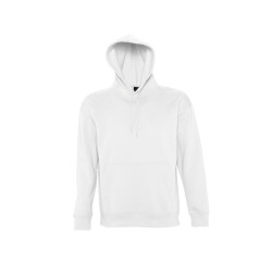 Sweat-shirt publicitaire à capuche unisexe "SLAM Blanc"