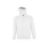 Sweat-shirt publicitaire à capuche unisexe "SLAM Blanc"