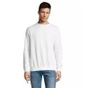 Sweat-shirt unisexe molleton personnalisable "NEW SUPREME blanc"