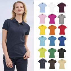 Polo publicitaire femme - 21 coloris. "PASSION"