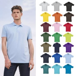 Polo publicitaire homme  - 22 coloris. "SUMMER II"