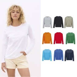 Tee-shirt publicitaire femme manches longues MAJESTIC
