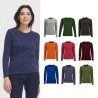 IMPERIAL LSL - Tee-shirt Femme manches longues et col rond