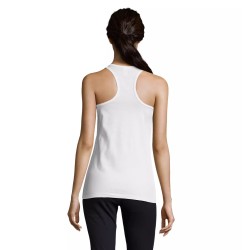 Débardeur publicitaire femme JUSTIN - Coloris blanc