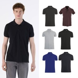 Polo publicitaire homme en coton élasthanne PHOENIX