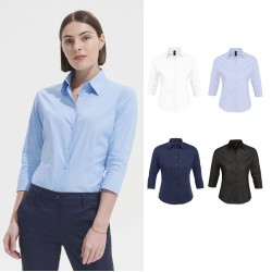 Chemise Femme manches 3/4 personnalisable "EFFECT"