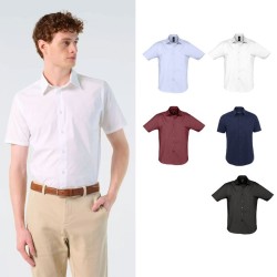 Chemise homme manches courtes personnalisable "BRODWAY"