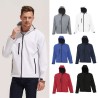 REPLAY - Veste homme à capuche en softshell avec intérieur polaire. Cordon de serrage taille.