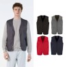 WALLACE - bodywarmer unisexe en polycoton avec 2 poches extérieures et une poche intérieure