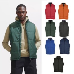 Bodywarmer matelassé homme personnalisable "WARM"