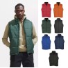 WARM - Bodywarmer matelassé homme avec doublure contrastée gris foncé. 2 poches