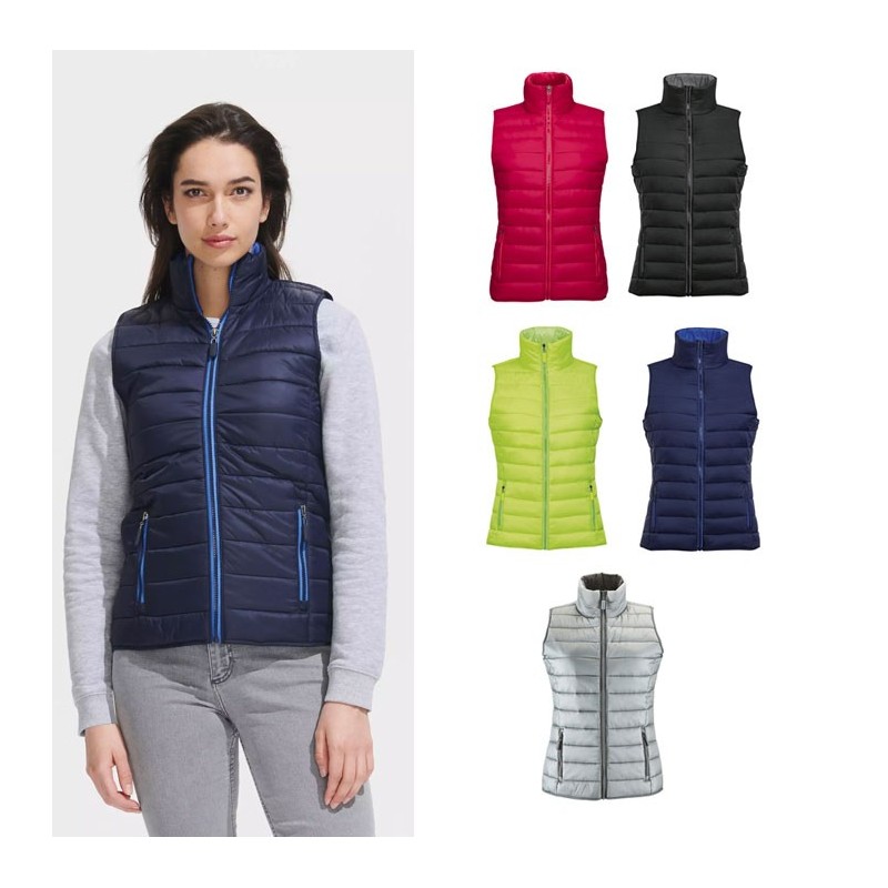 Doudoune sans manches Femme personnalisable WAVE
