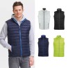 WAVE - Doudoune homme sans manches avec matelassage en polyester et zip contrasté