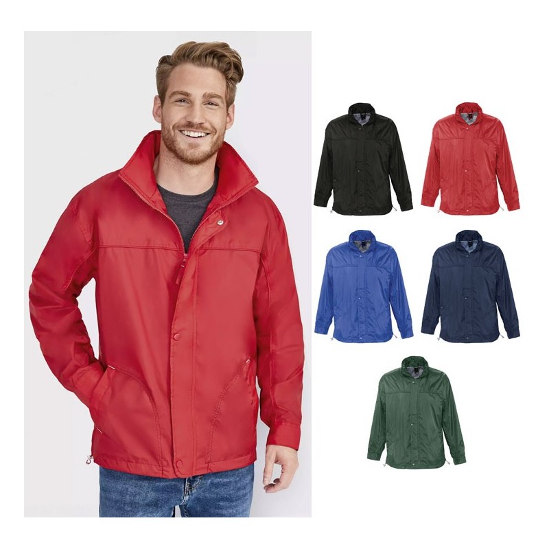 Coupe-vent unisexe imperméable doublé personnalisable "MISTRAL" Coupe-vent unisexe imperméable doublé personnalisable "MISTRAL"