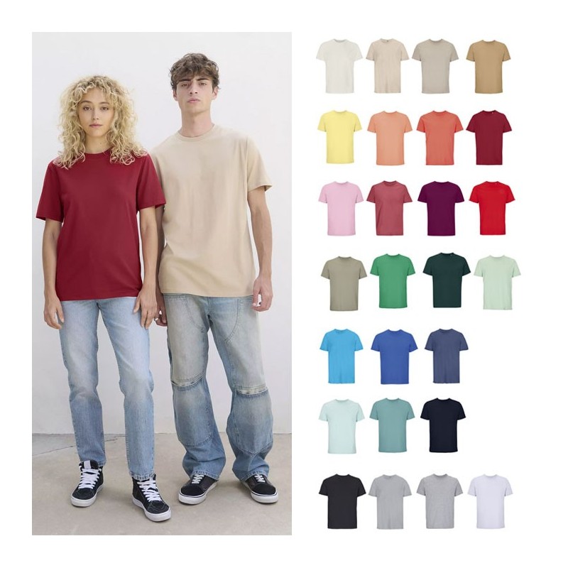 Tee-shirt publicitaire unisexe en coton biologique "LEGEND Couleur" Tee-shirt publicitaire unisexe en coton biologique "LEGEND Couleur"