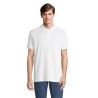 Polo publicitaire unisexe en coton peigné "PACIFIC Blanc"
