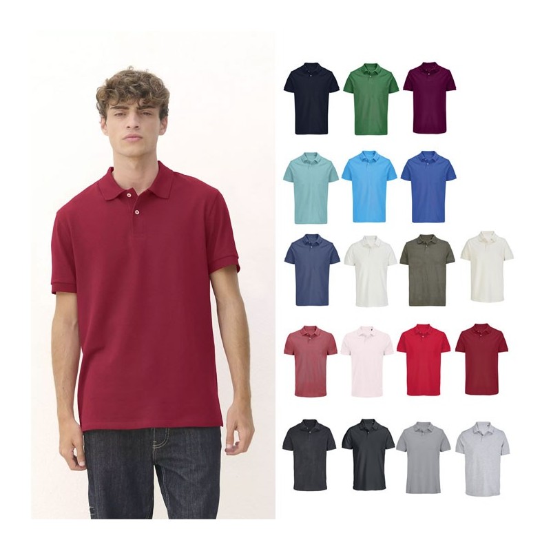 Polo publicitaire unisexe en coton peigné "PACIFIC Couleur"