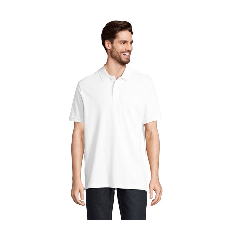 Polo publicitaire unisexe en coton biologique "PEGASE blanc" Polo publicitaire unisexe en coton biologique "PEGASE blanc"