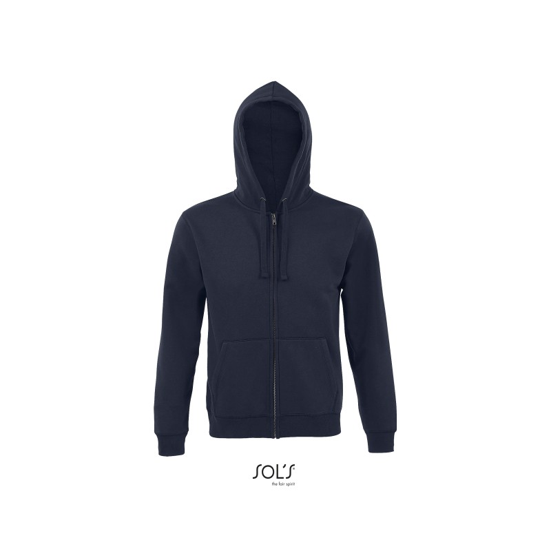 Veste publicitaire homme zippée en molleton avec capuche "SPIKE Couleu Veste publicitaire homme zippée en molleton avec capuche "SPIKE Couleu