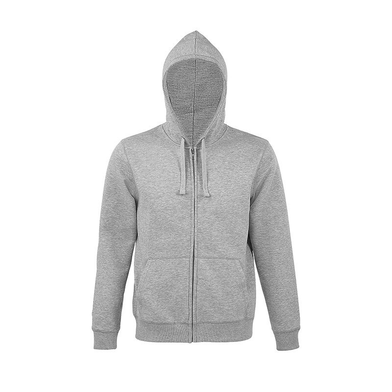 Veste publicitaire homme zippée en molleton avec capuche "SPIKE Couleu Veste publicitaire homme zippée en molleton avec capuche "SPIKE Couleu