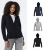 SPIKE - Veste femme à capuche entièrement zippée.